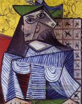 portrait Tableau Peinture - Buste de femme Portrait de Dora Maar 1941 Cubisme